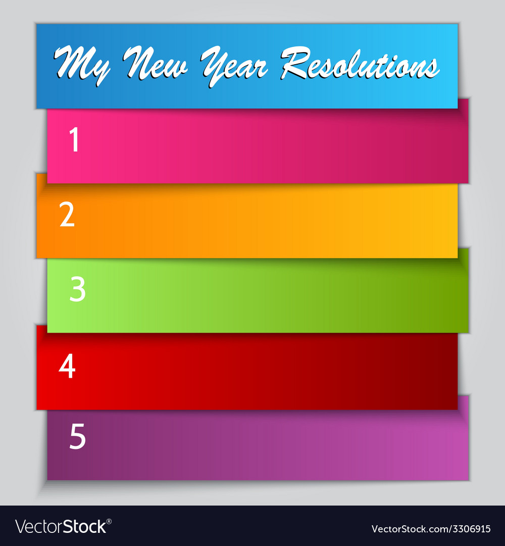 New Year Goal List