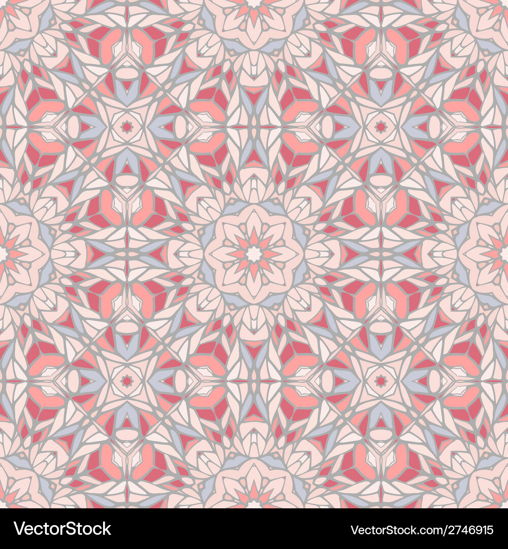 Seamless pattern with decorative ornament Vector Image