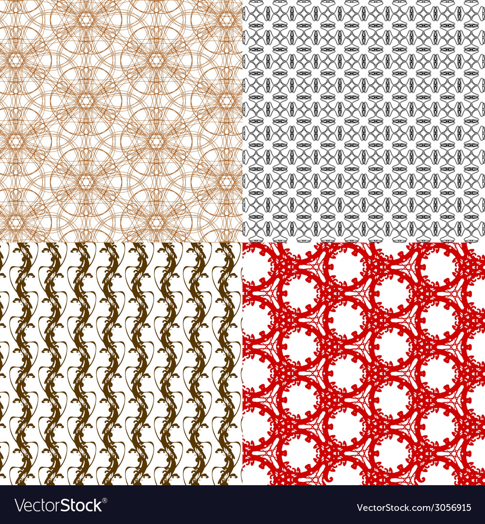 Set of pattern modern stylish texture repeating