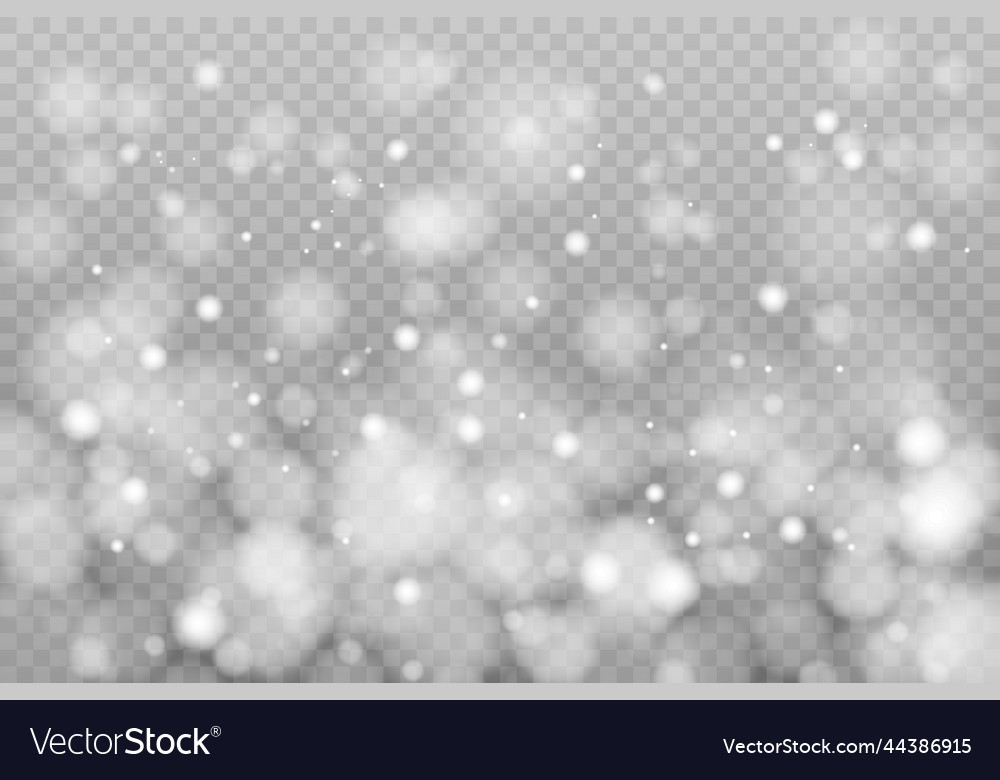Shining bokeh isolated on transparent background Vector Image Shining bokeh isolated on transparent background