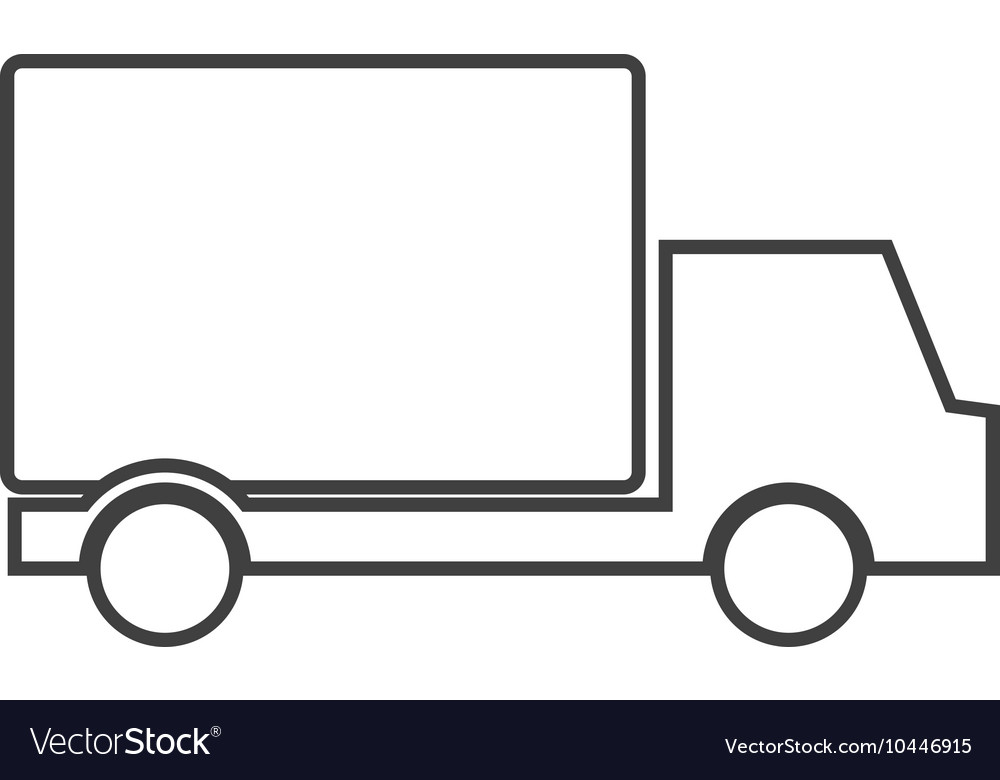 Truck transportation delivery design Royalty Free Vector