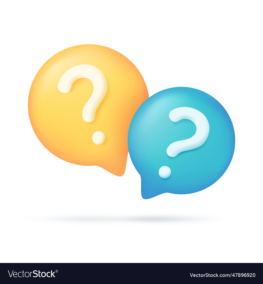 3d text box speech bubble dialog dialogue