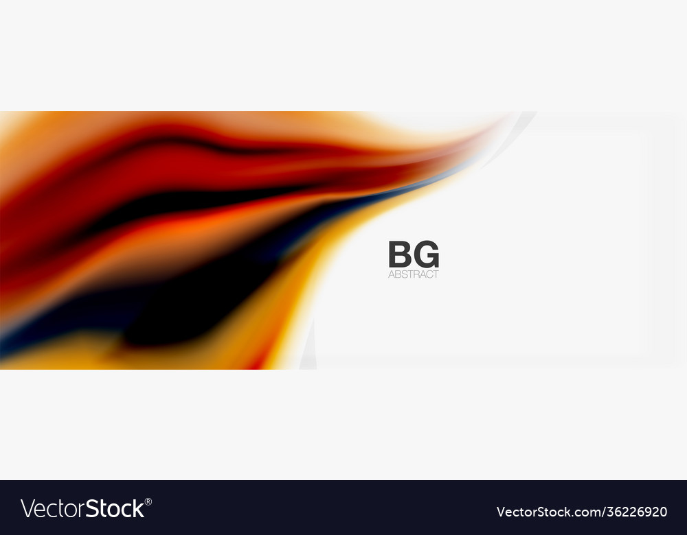 Abstract background smooth flowing lines blurred vector image Abstract background smooth flowing lines blurred