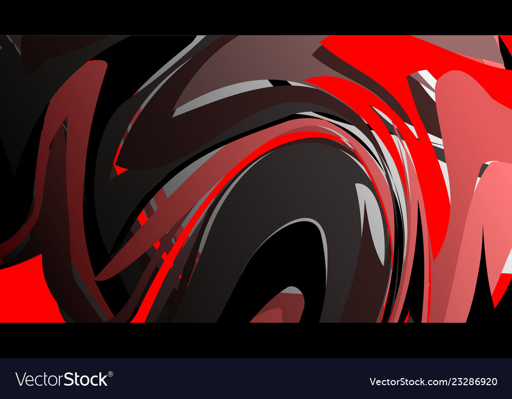Abstract colorful background with red style wave vector image Abstract colorful background with red style wave