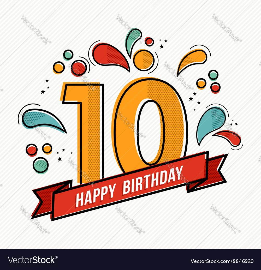 Birthday Number 10