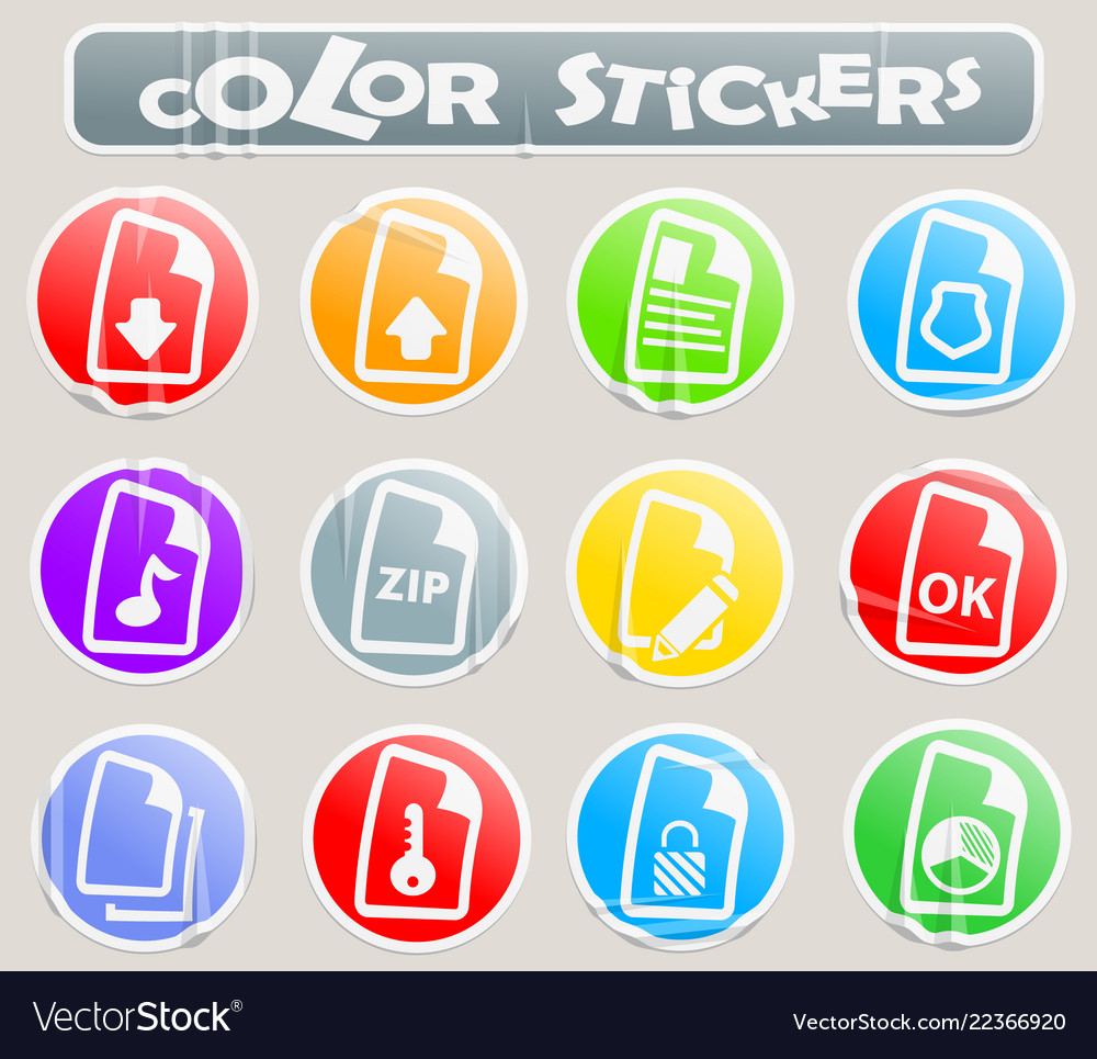 Document color stickers
