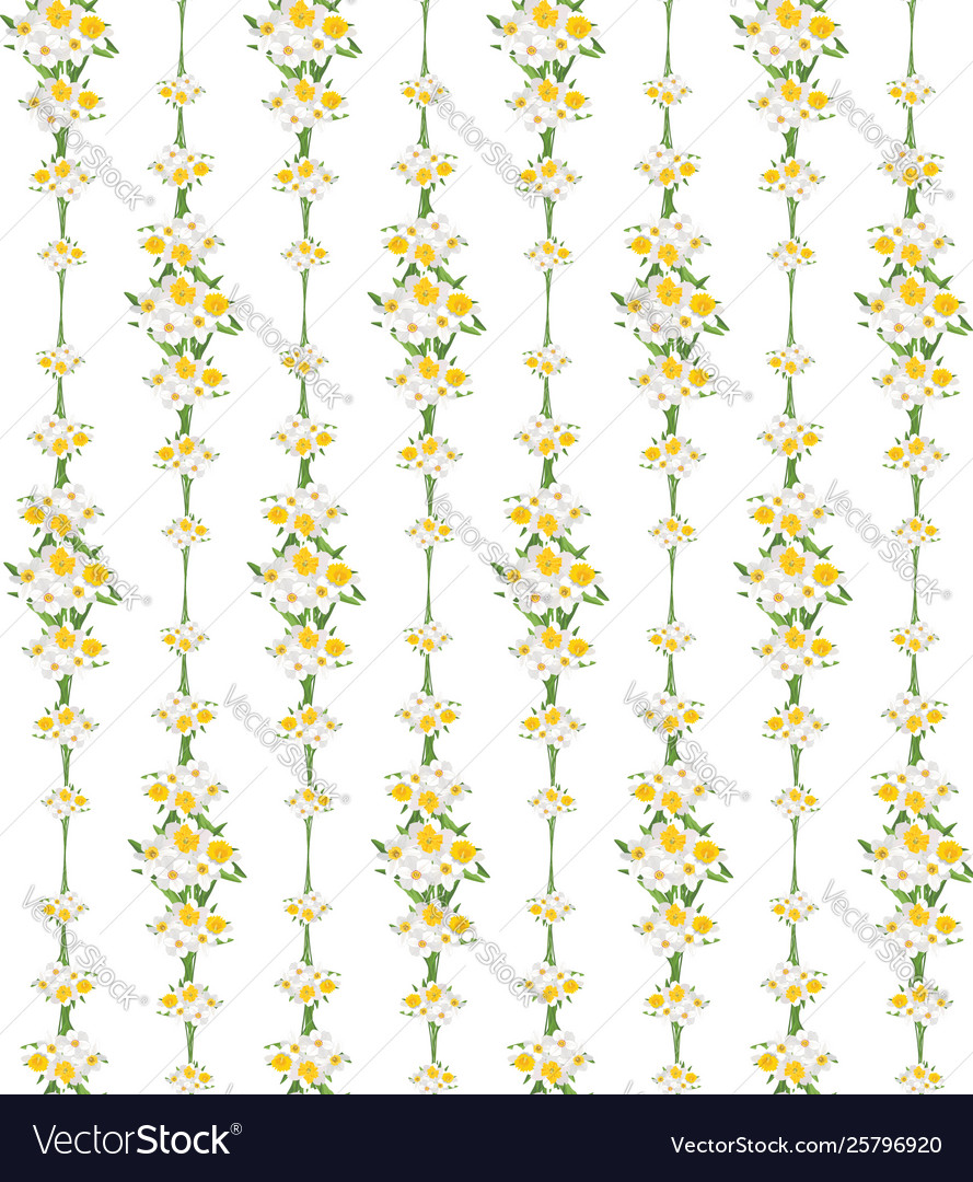 Floral seamless pattern flower background