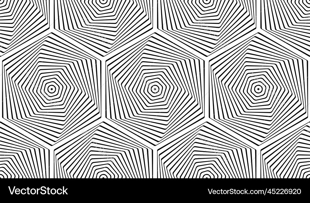 Seamless hexagons pattern Royalty Free Vector Image