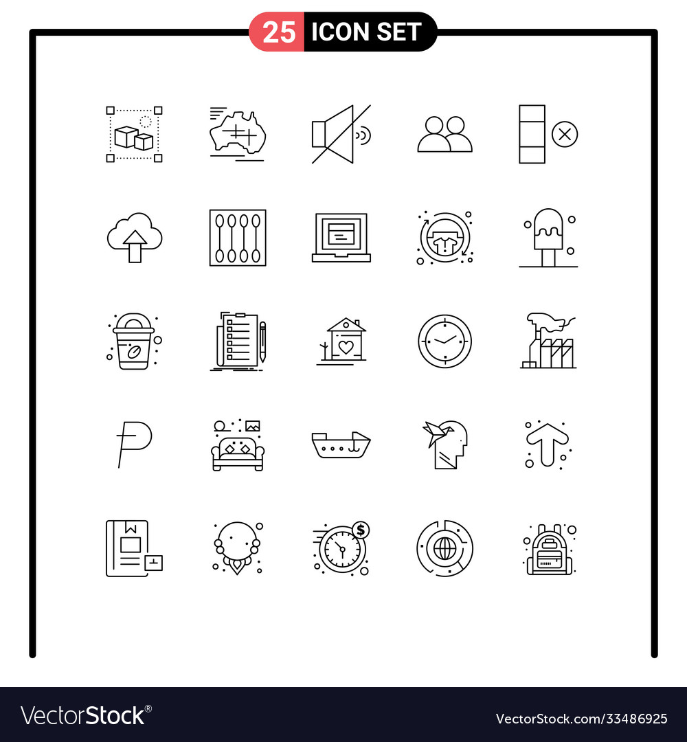 25 universal lines set for web and mobile