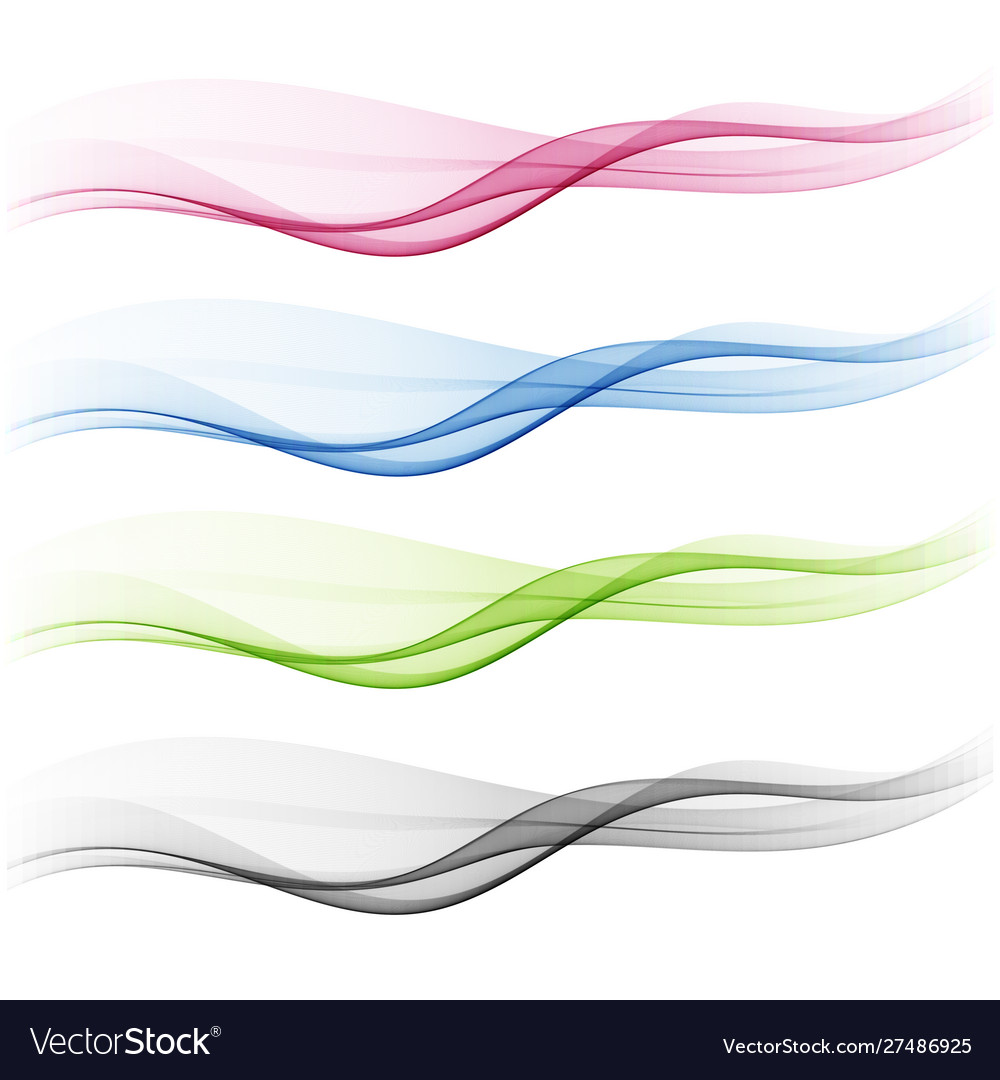 Abstract Color Smoke Waves