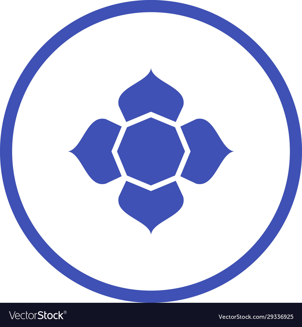 Schöne islamische Stern Glyph Symbol