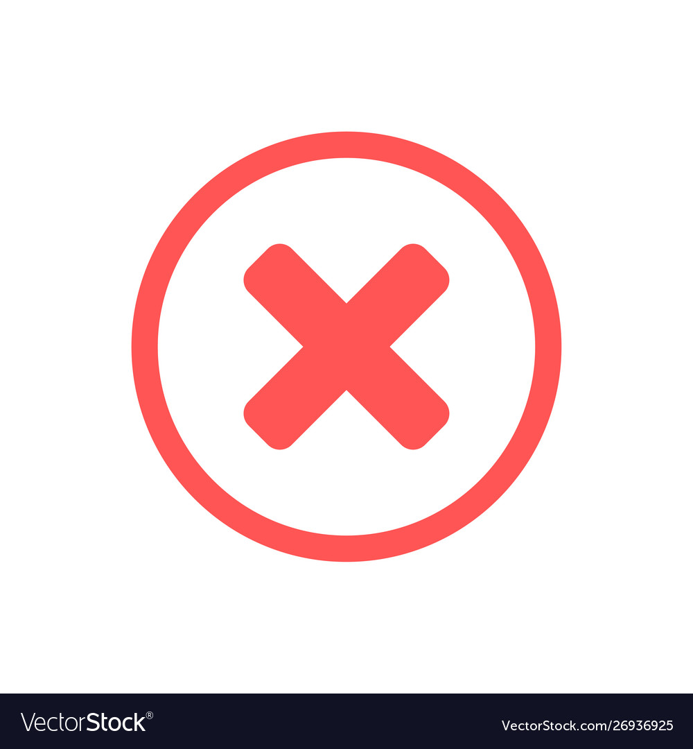 Check Mark and Cross Icon Set
