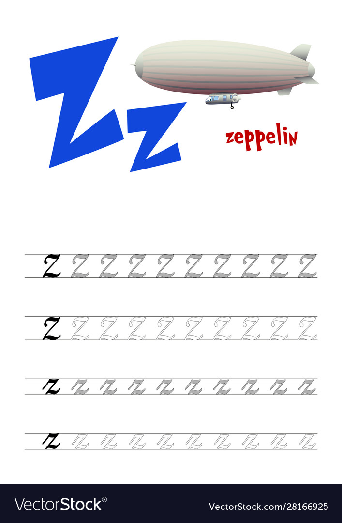 Design page layout english alphabet Royalty Free Vector