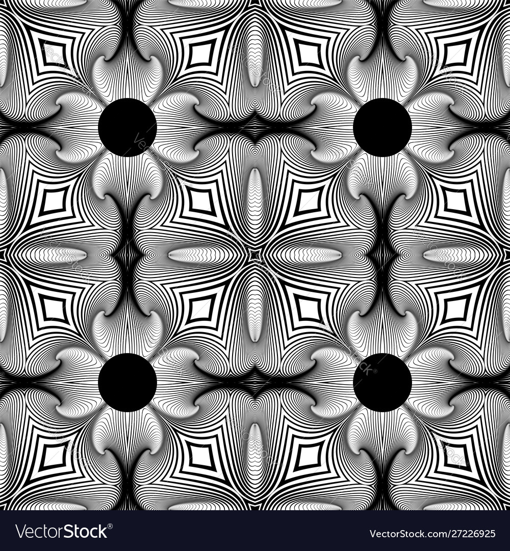 Dynamic Op Art Pattern