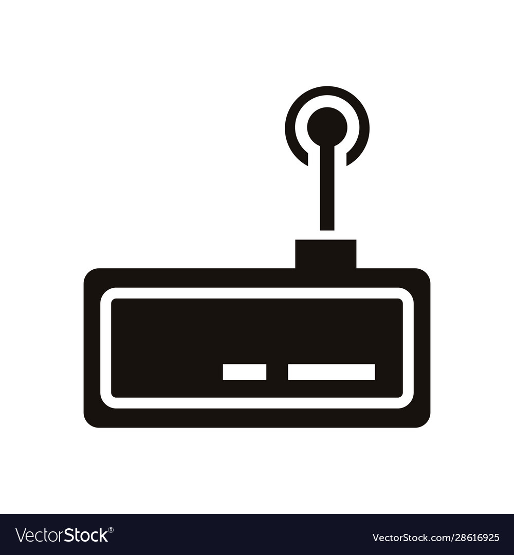 Route with wifi connection signal