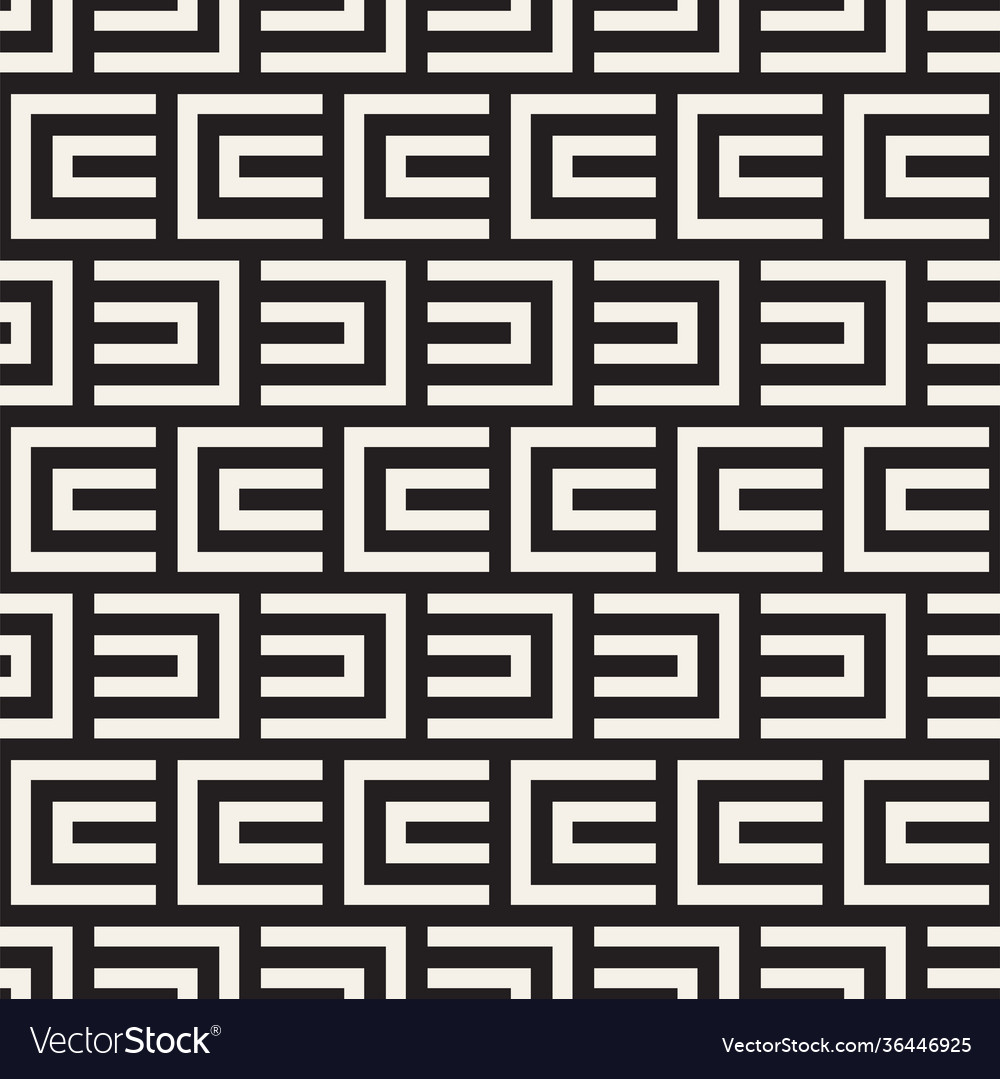 Seamless pattern repeating geometric lines vector image Seamless pattern repeating geometric lines