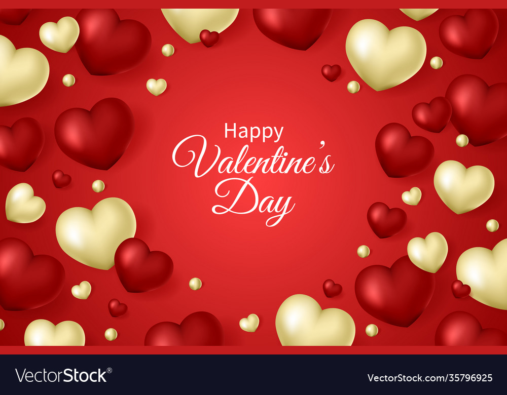 Valentines day background red