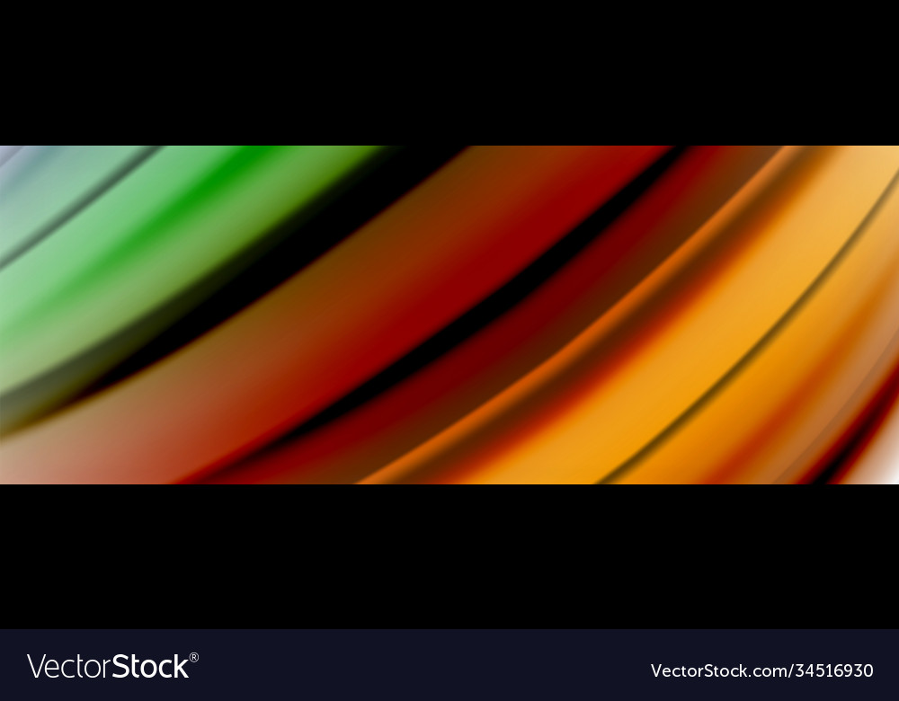 Abstract background smooth flowing lines blurred vector image Abstract background smooth flowing lines blurred
