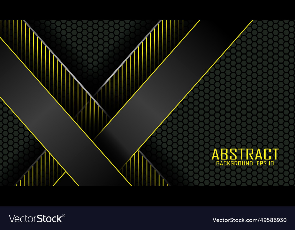 Background layers overlapped with glowing lines vector image Background layers overlapped with glowing lines