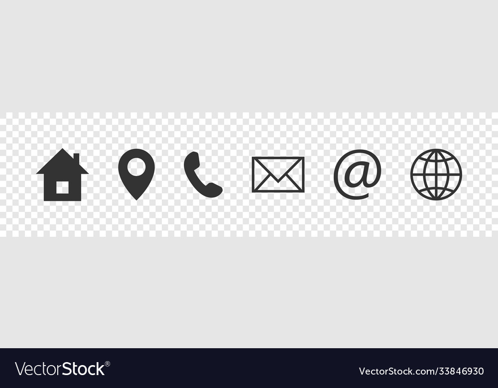 Collection communication symbols mobile icons