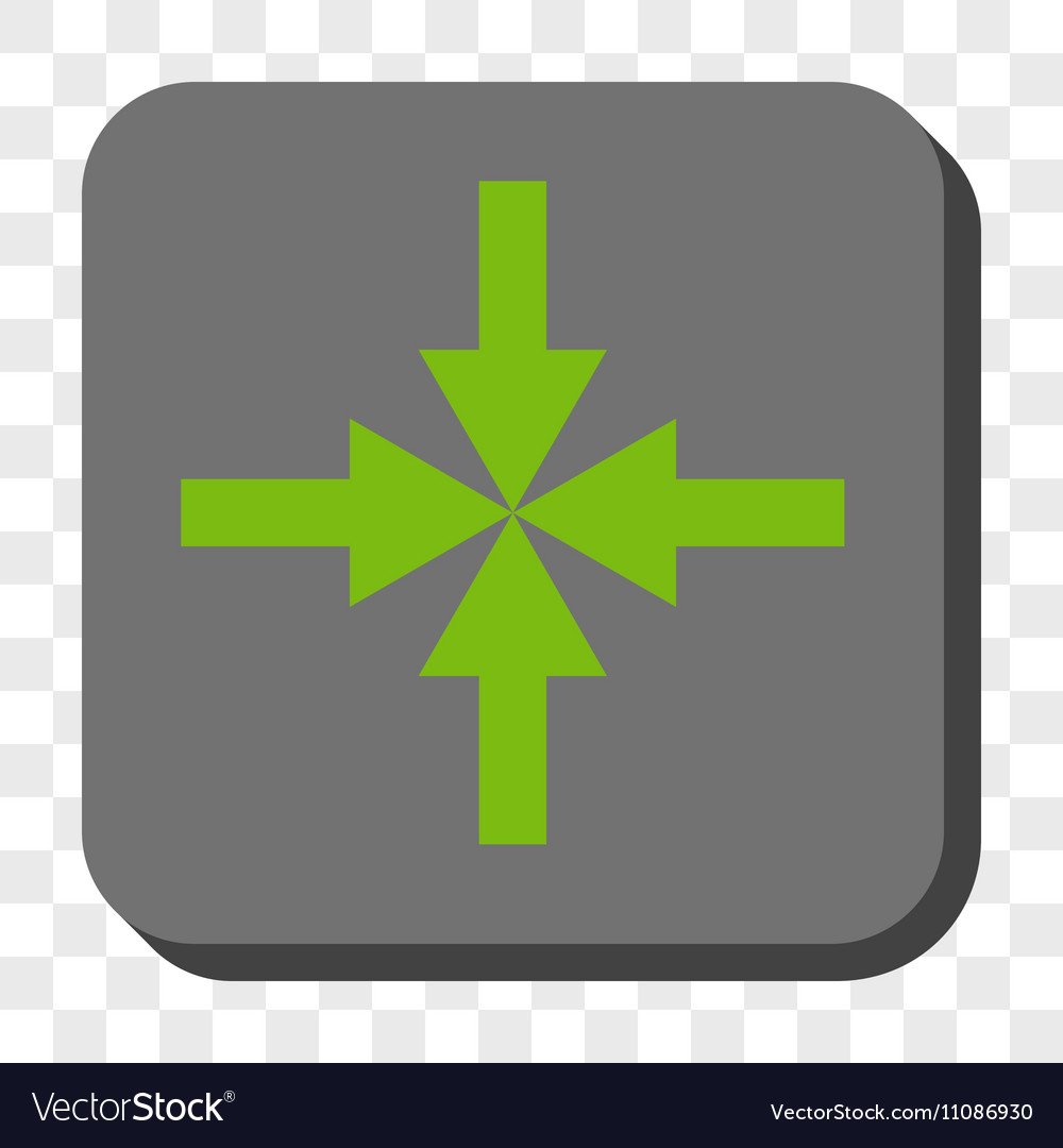 Compress arrows rounded square button