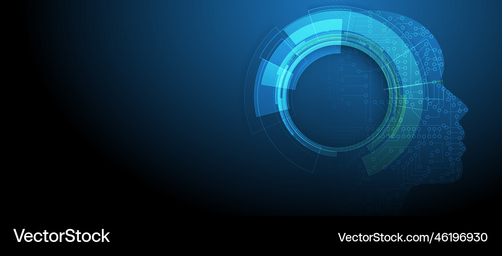 Digital technology world business virtual concept Vector Image
