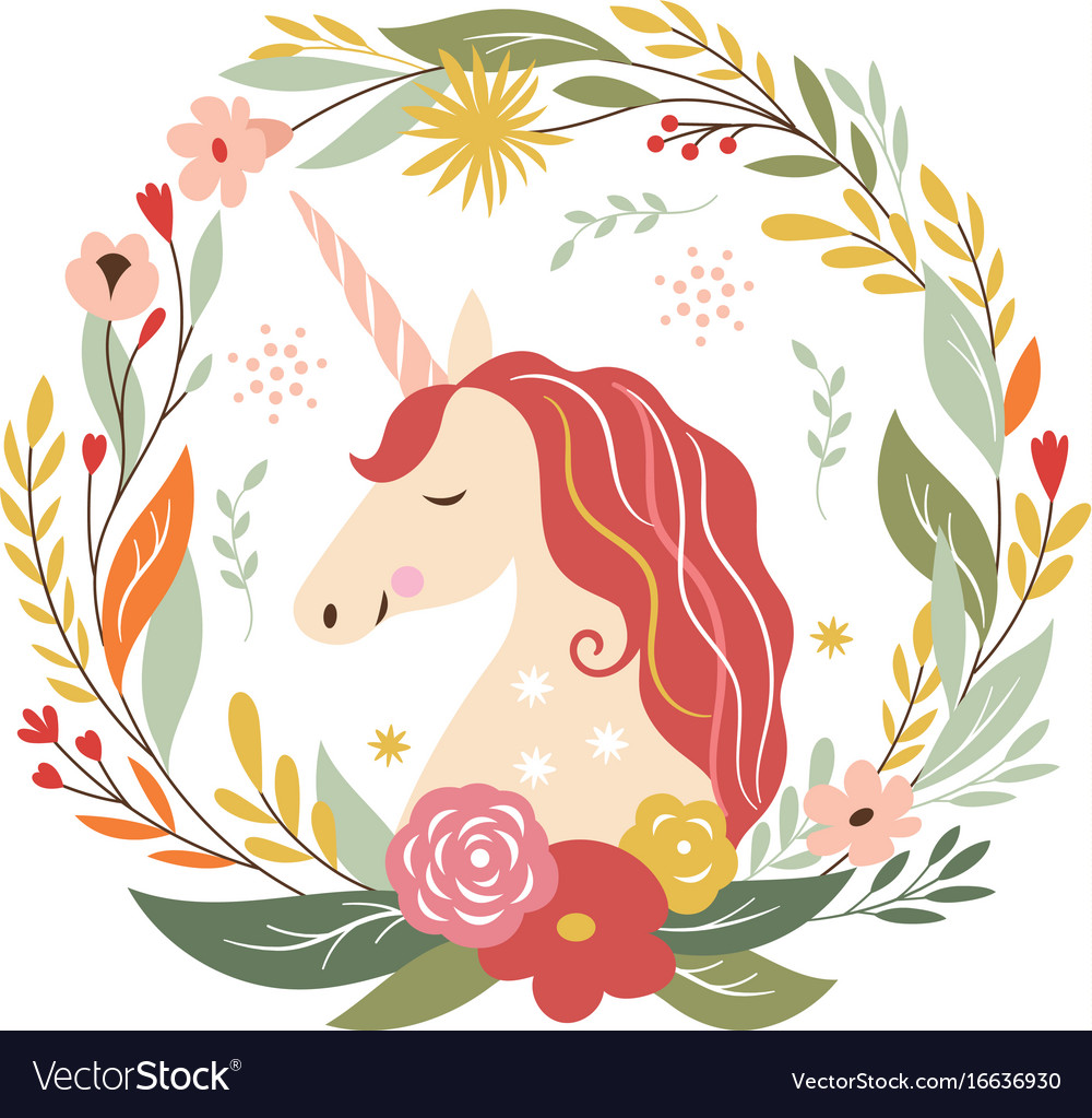 Fall Unicorn SVG