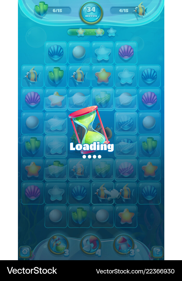 Loading playing field Royalty Free Vector Image