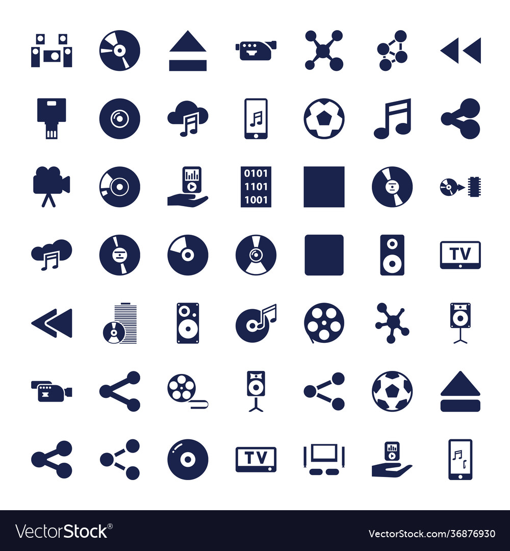 Multimedia icons