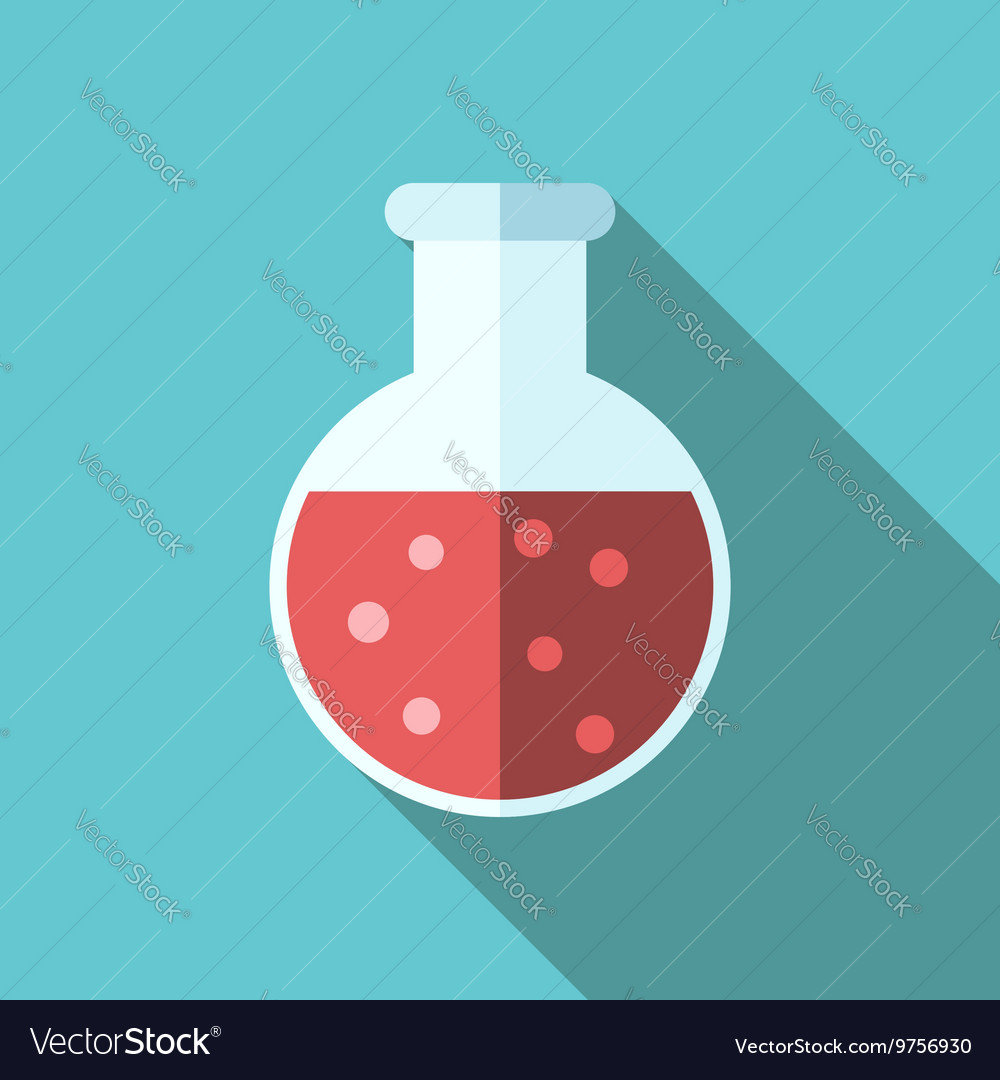 Round-bottom spherical flask