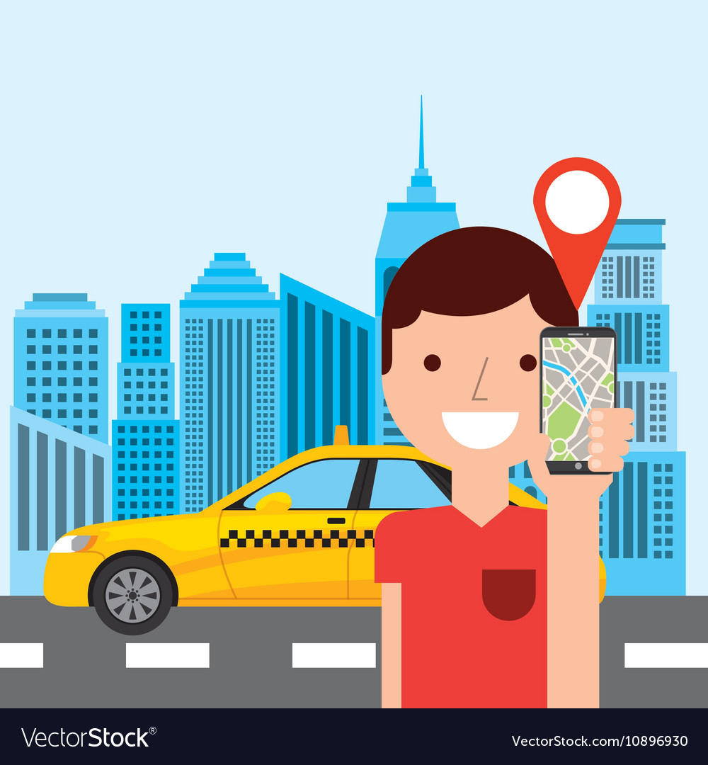 Taxi service public transport app technology