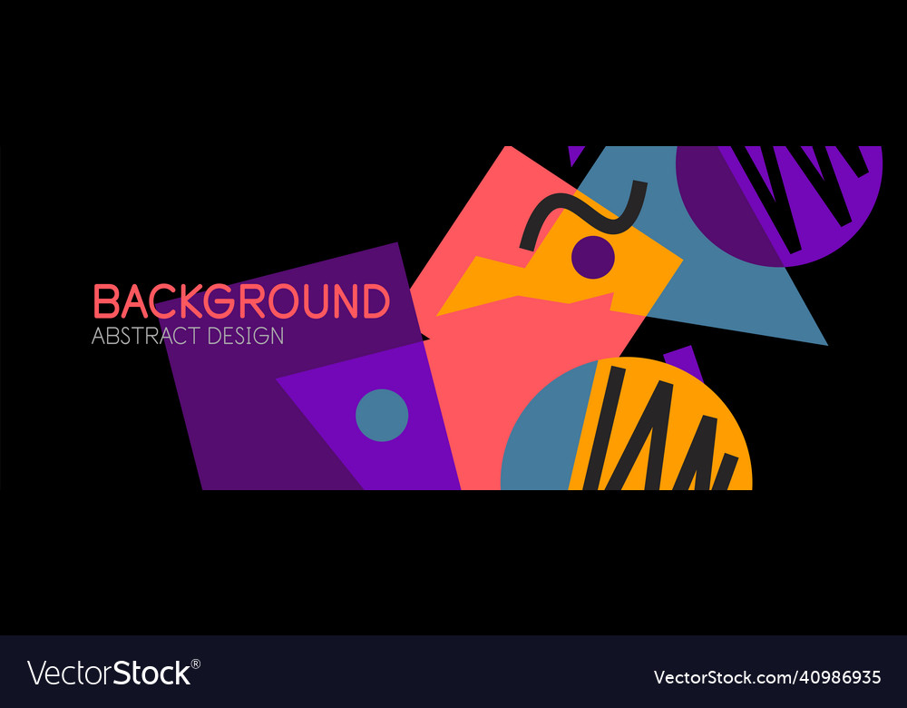 Abstract background with blocks lines geometric