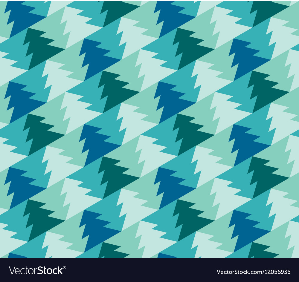 Christmas seamless pattern with trees xmas texture