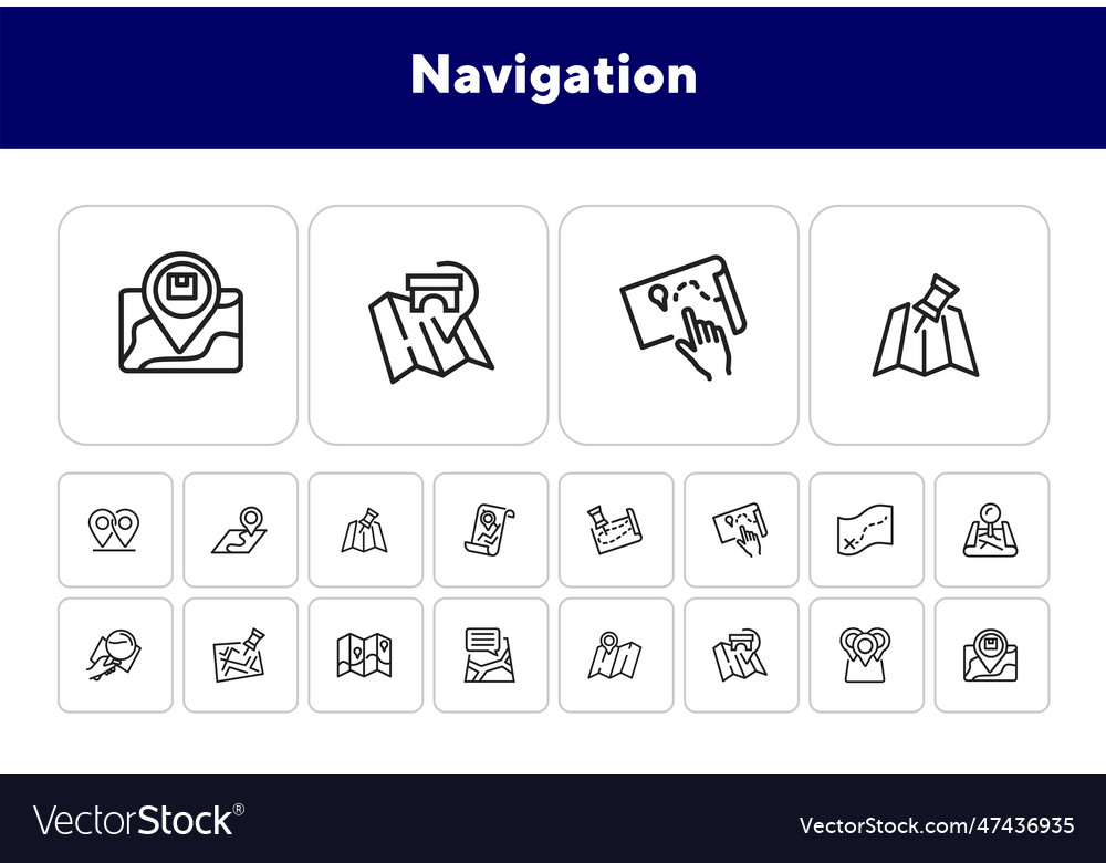 Navigation icon Vector Image Navigation icon