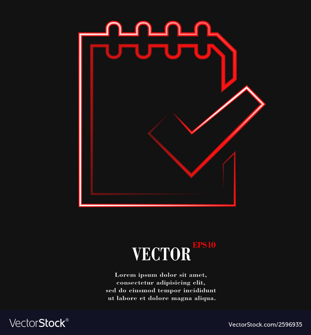 Notepad paper documents flat modern web button