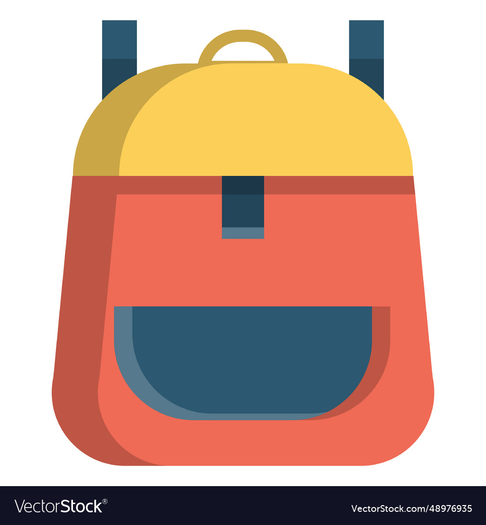 School backpack Royalty Free Vector Image VectorStock