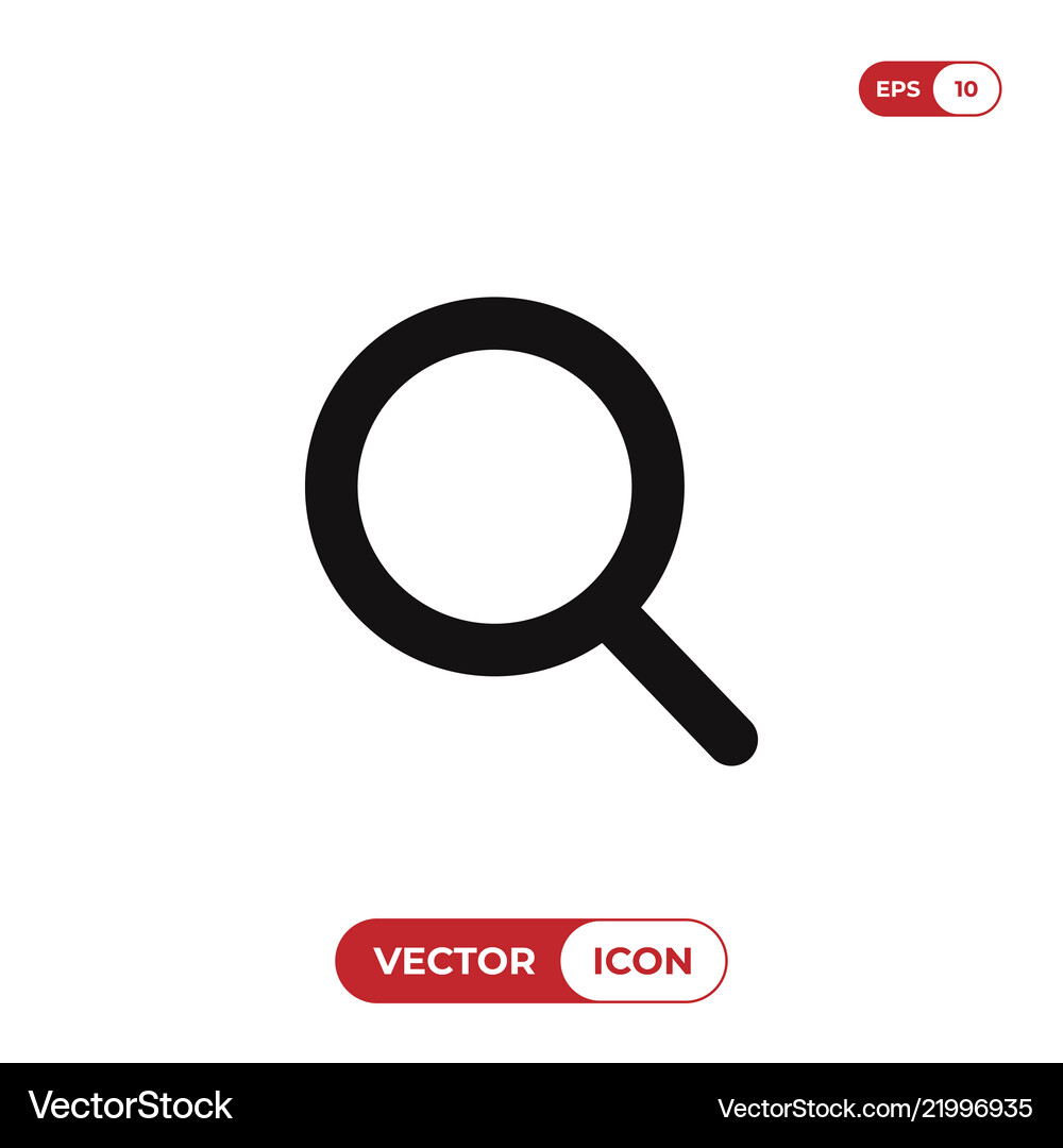 Search icon Royalty Free Vector Image - VectorStock