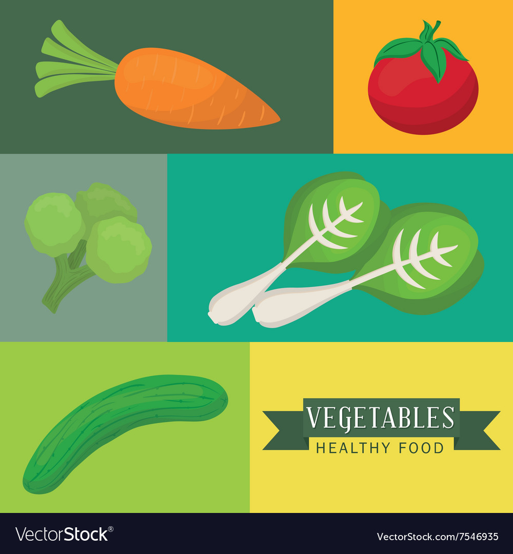 Vegetables icon design