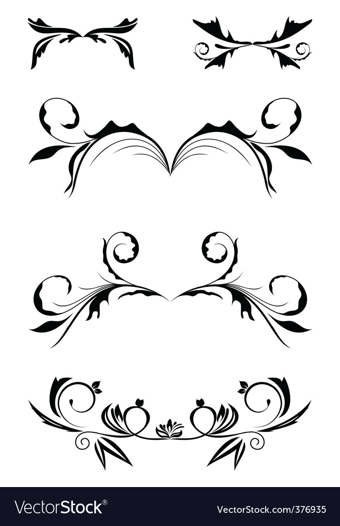 Vintage borders Royalty Free Vector Image - VectorStock