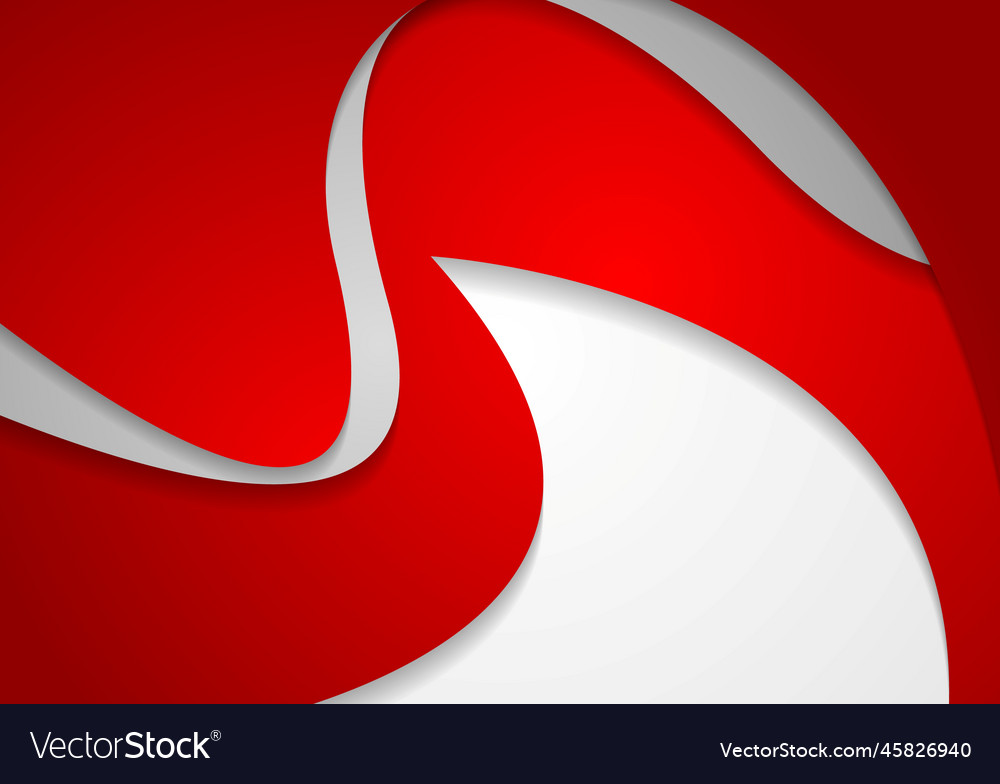 Abstract wavy concept bright template design