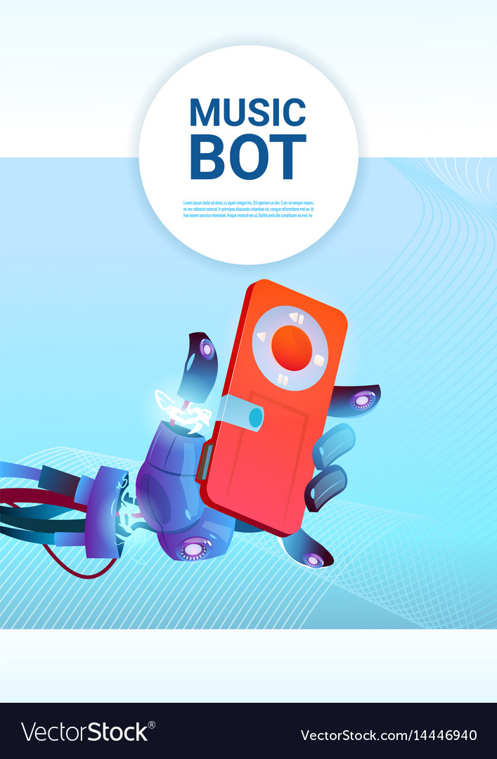 Chat bot music robot virtual assistance of website
