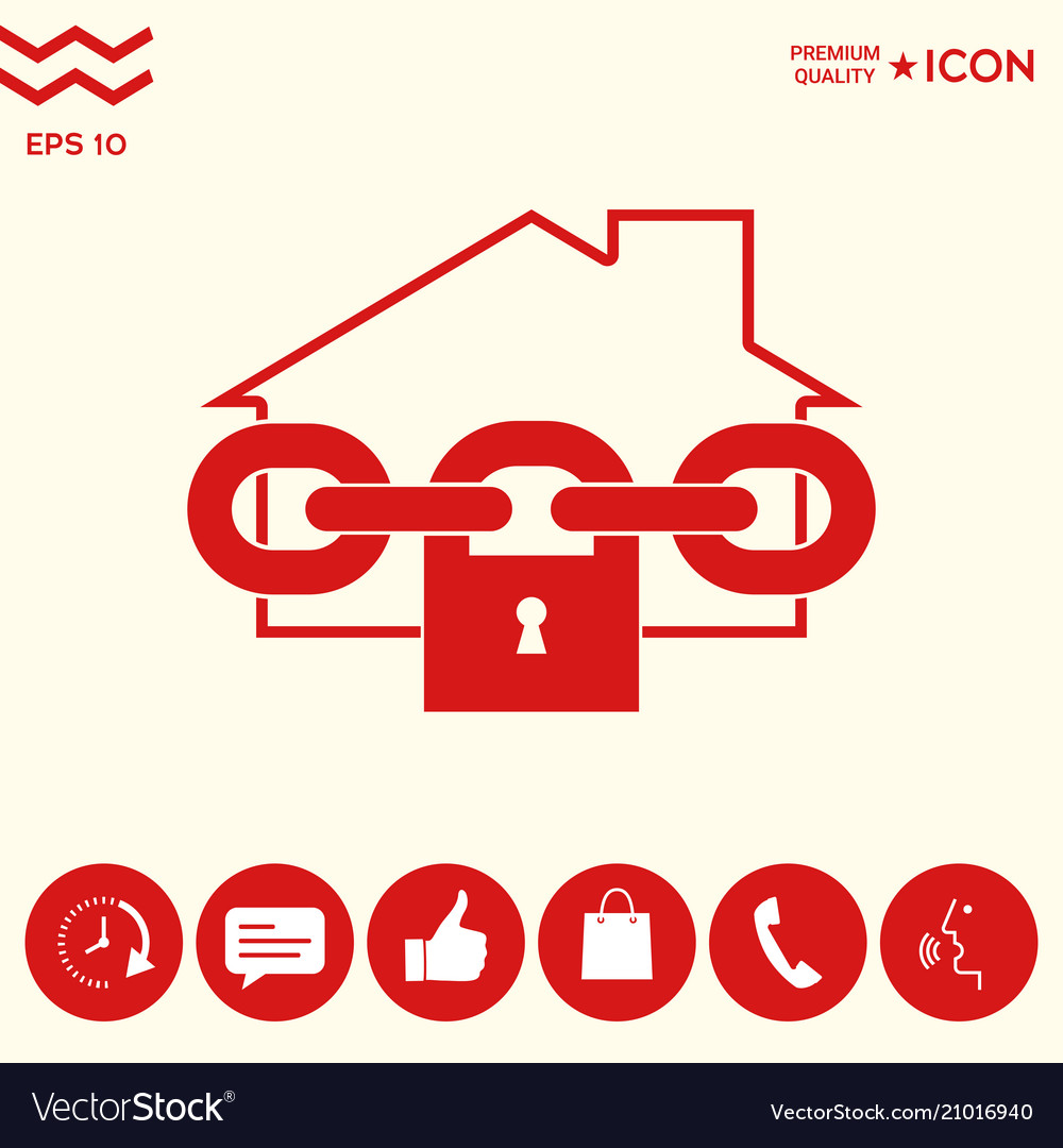 Home lock icon