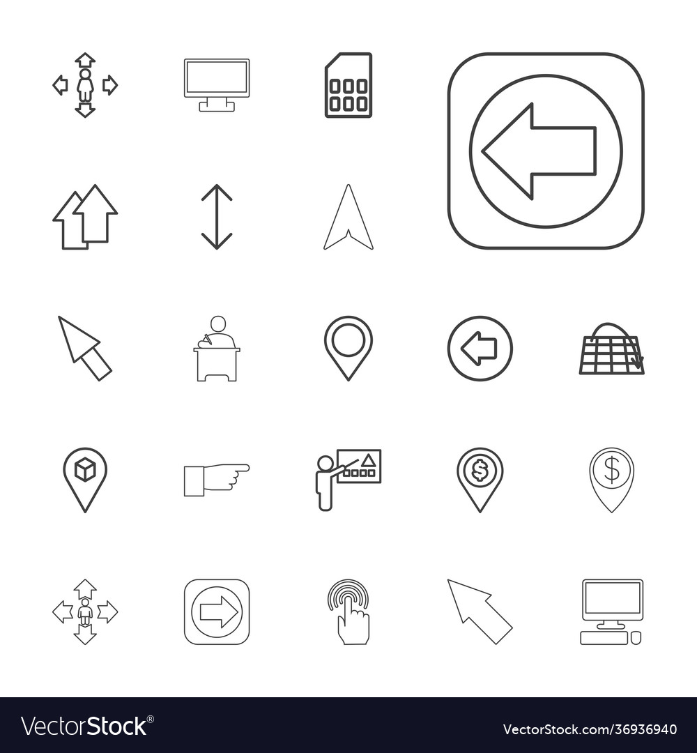 Pointer icons