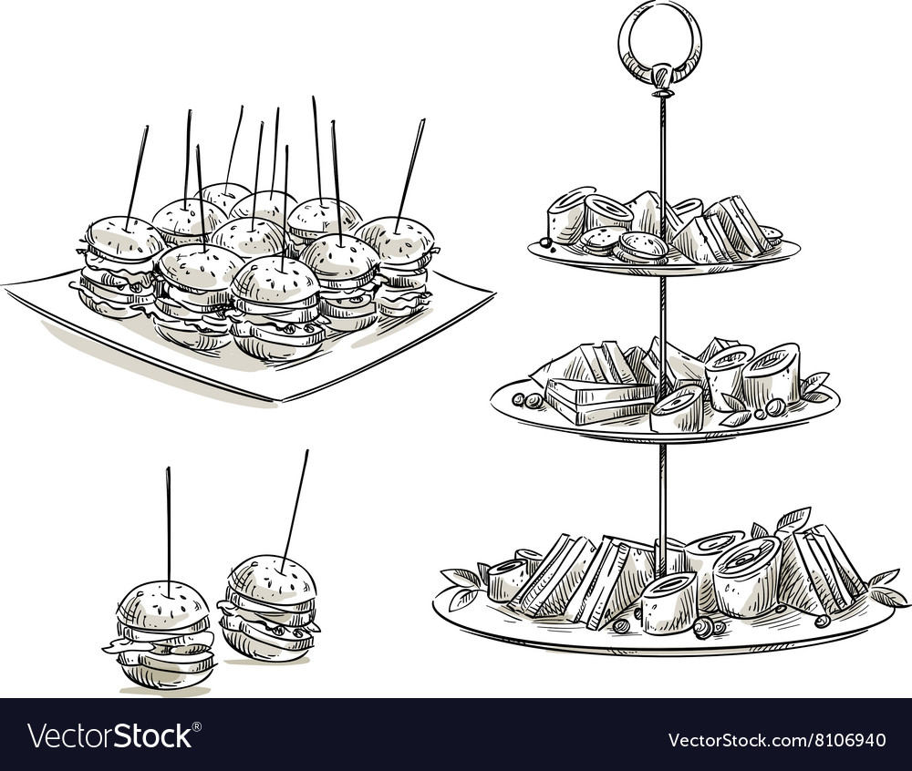 Холодные закуски рисунок