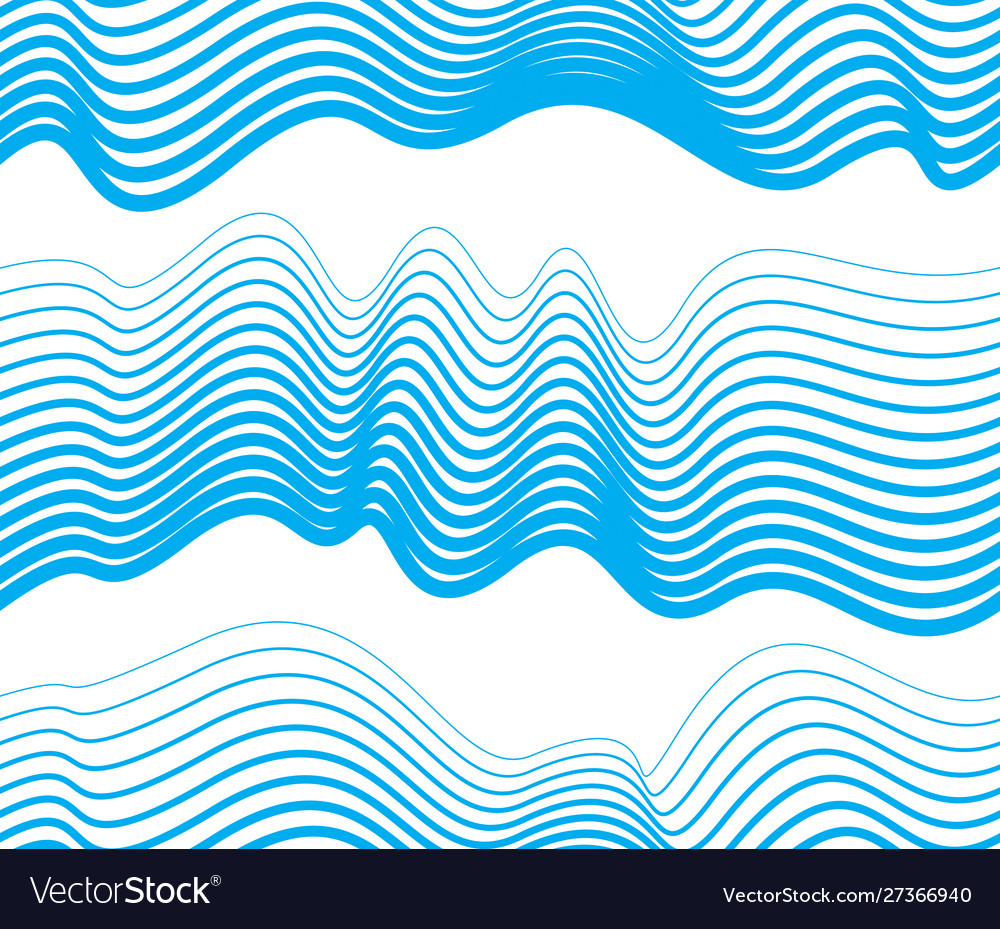 Stylized Wave Pattern