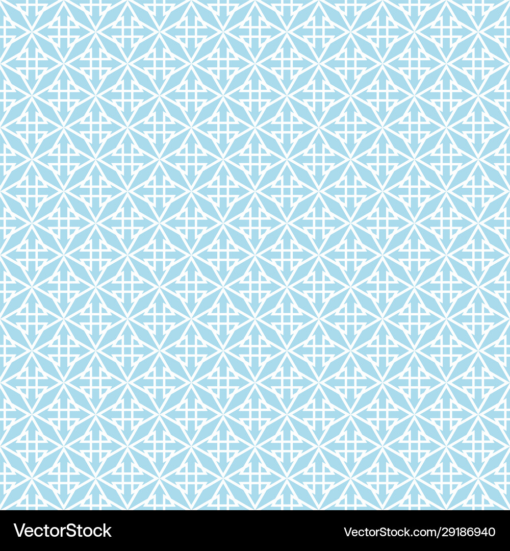 Tile pattern with blue and white background Vector Image