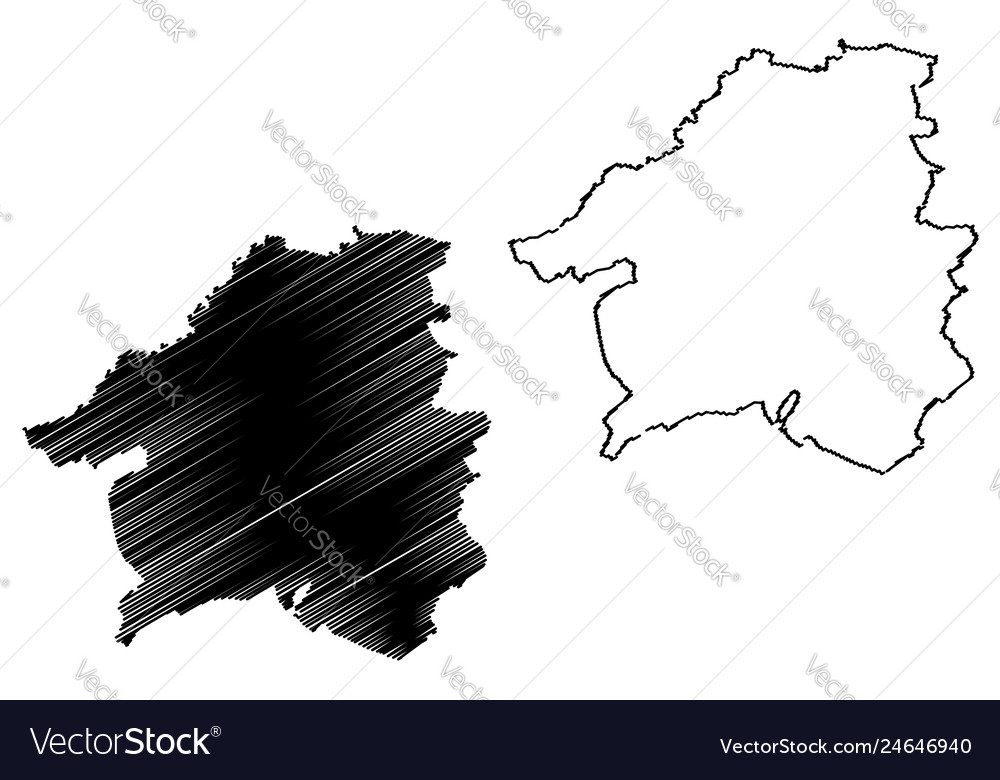 West lothian map Royalty Free Vector Image - VectorStock