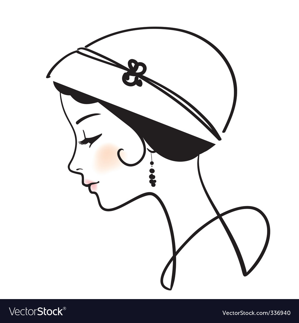 Woman portrait Royalty Free Vector Image - VectorStock