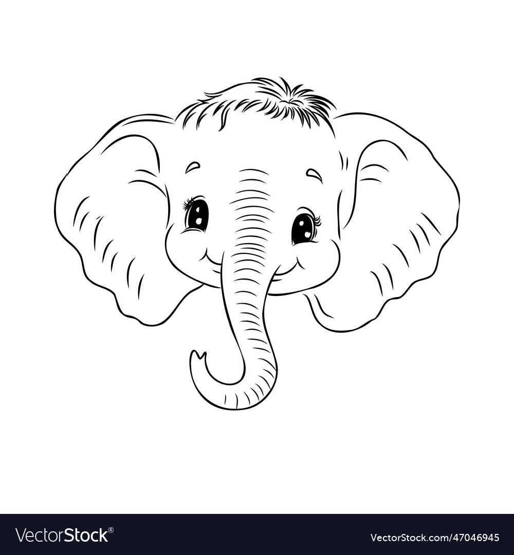 Ein süßes Baby Elefant