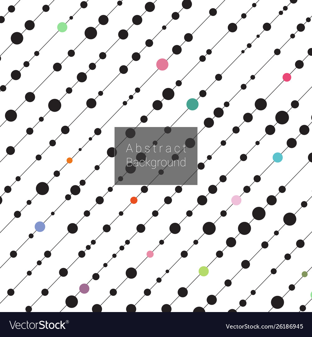 Abstract diagonal lines with black and colorful